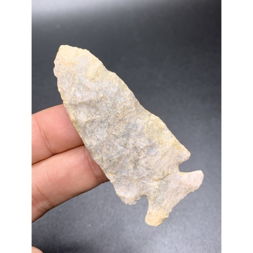 Authentic Kirk Corner Notch Arrowhead Central Kentucky‎ Glossy Material 2 3/4 In